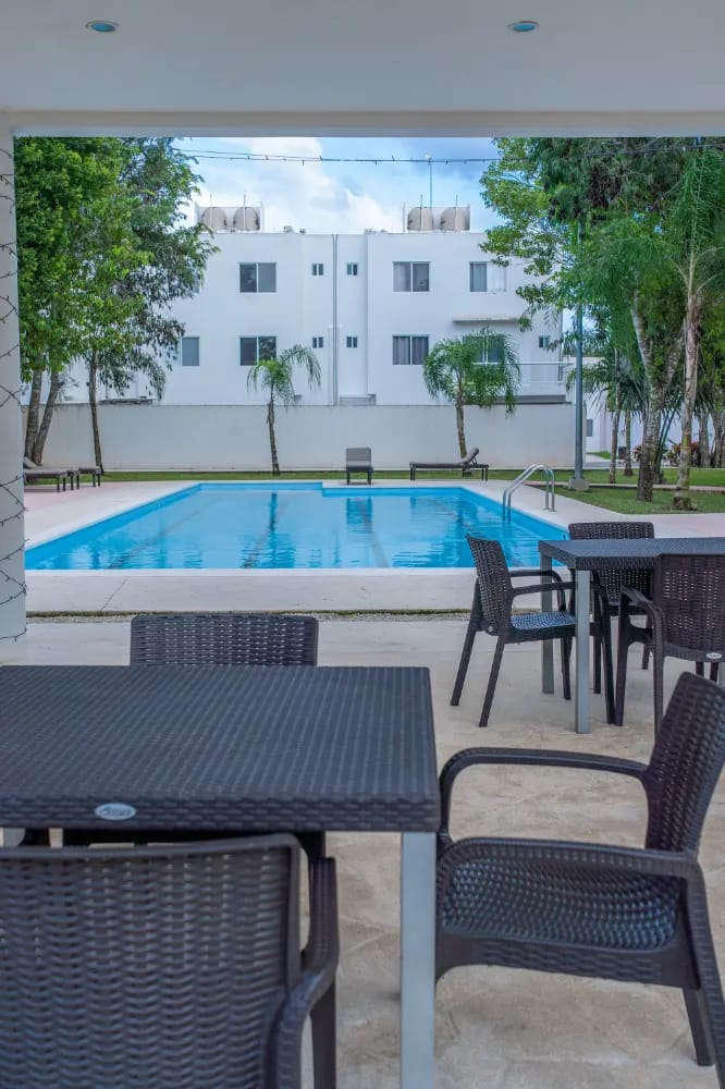 Amenidades JArdines del Sur Alberca