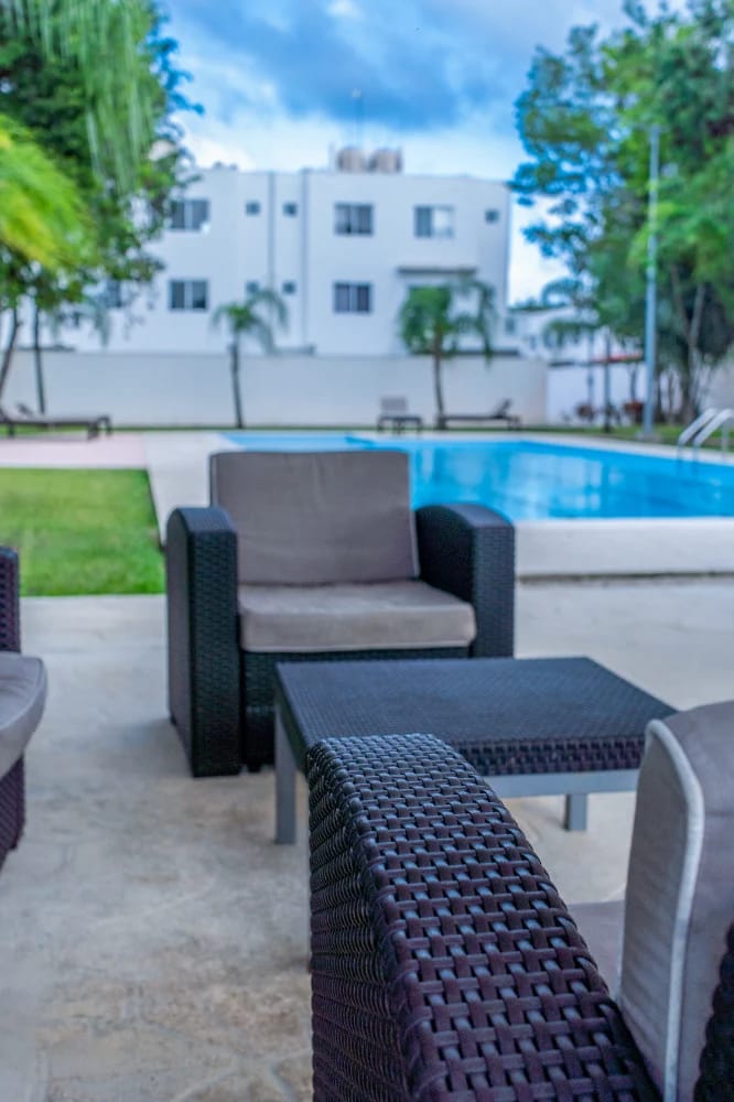 Amenidades JArdines del Sur Alberca